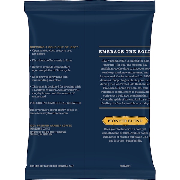 Folgers 1850 9 oz. Ground Pioneer Blend, PK12